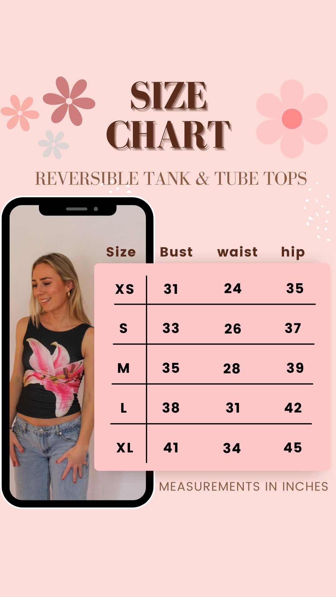 Reversible Black One Shoulder Top (Magnolia + wild lily)